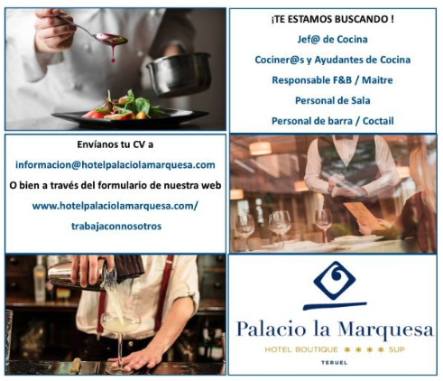 En Teruel, oferta de empleo 05 abril 2021