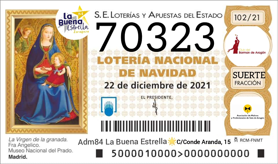 Ya tenemos Número de la Lotería de Navidad de este año.